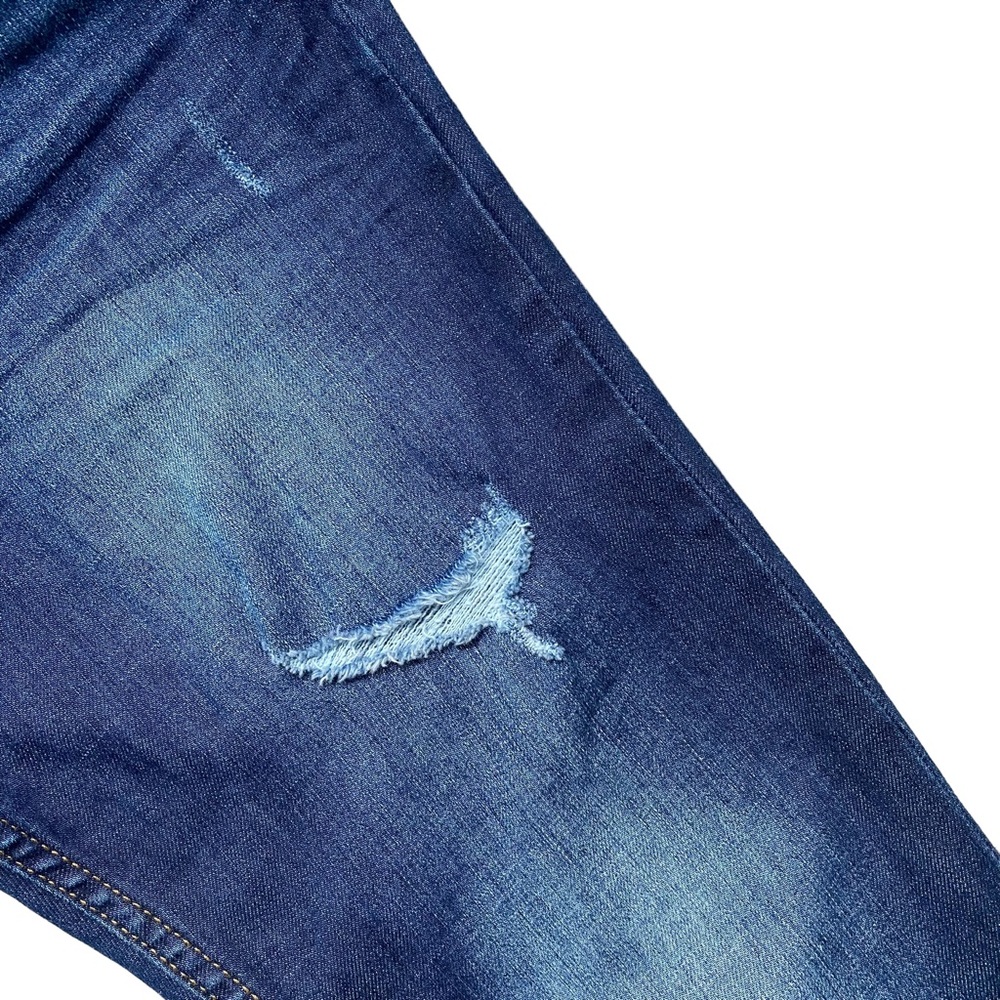 Union Bay Slim Boyfriend Straight Leg Distressed/Ripped Jeans 5 - Picture 4 of 15